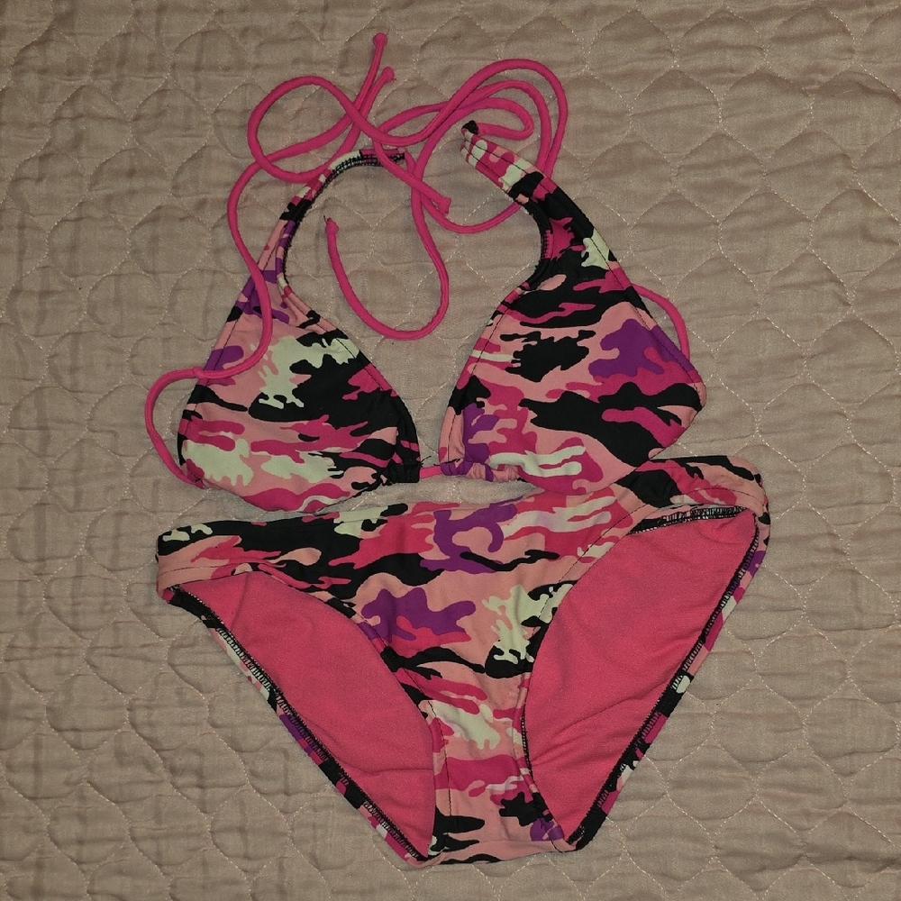 Pink Camo One Piece Swimsuit